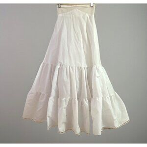 VTG White Crinoline Multi-Layer Slip Crinoline Bridal Cosplay Size 10 USA NEW